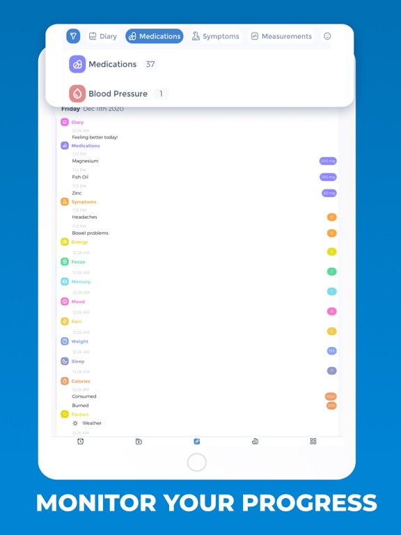 Screenshot #6 pour Symptom Tracker - CareClinic