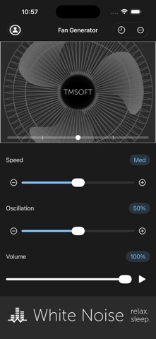 Fan Noise Generator iPhone screenshot