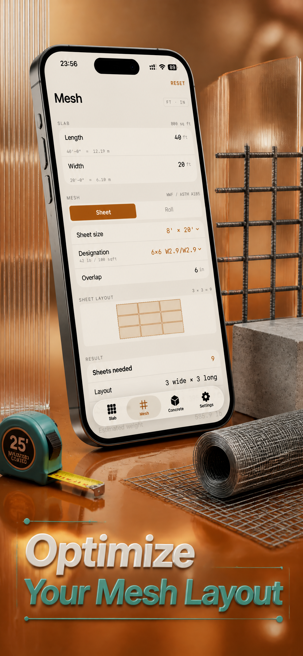 SlabKit: Rebar, Mesh, Concrete screenshot 3