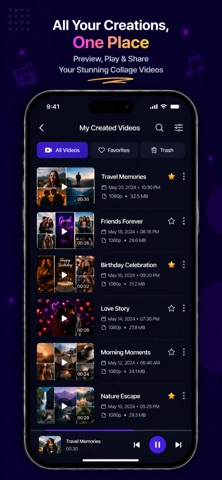 Collage Maker - Video collage iPhone screenshot