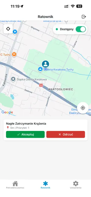 Pierwszy Ratownik (1R) iPhone screenshot 5