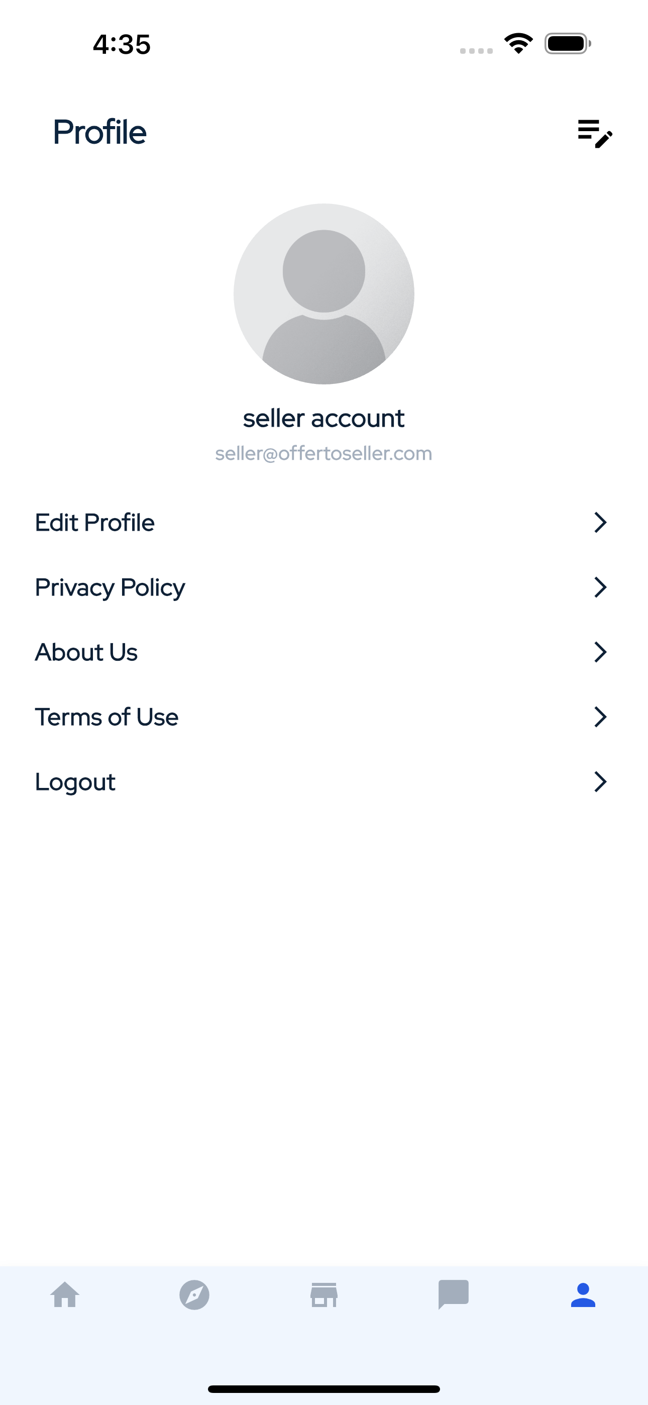 My Offer To Seller