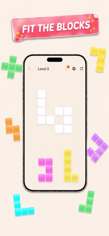 BlockFit! - Puzzle Game iPhone screenshot