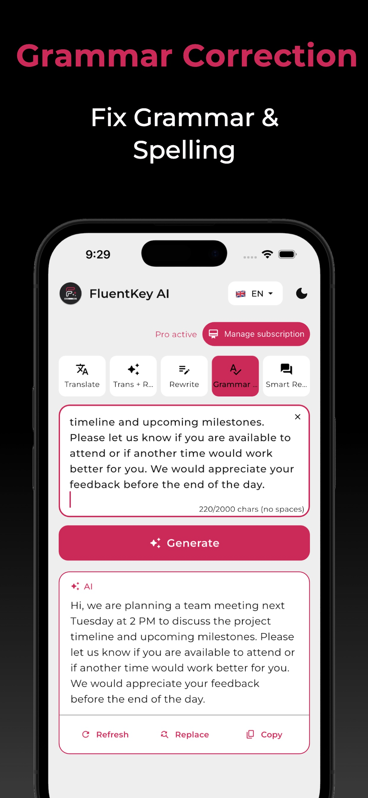 FluentKey AI Keyboard