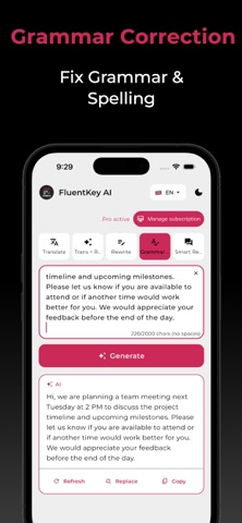 FluentKey AI Keyboard screenshot