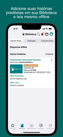 Spirit Fanfics e Histórias iPhone screenshot 3