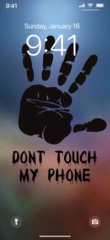 Don't Touch My phon Wallpapers screenshot