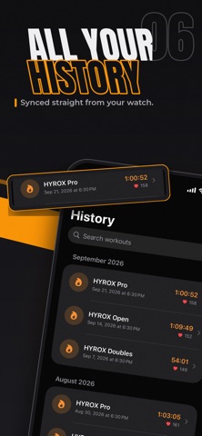 Hyrox Watch: Workout Tracker のスクリーンショット
