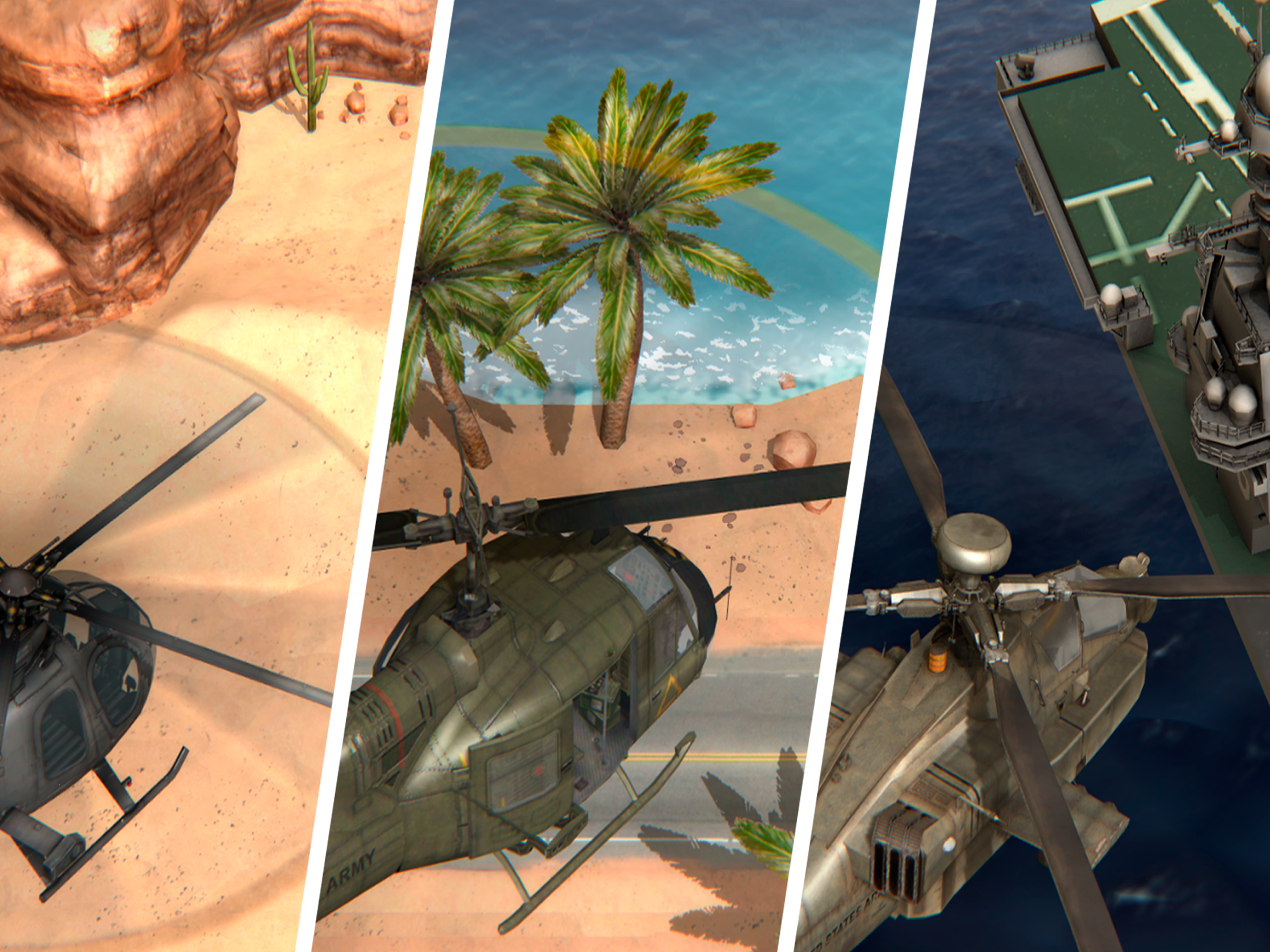 Desert Heli Strike 3D: Gunship screenshot 8