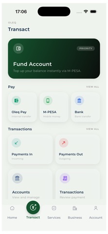 Oleq Pay iPhone screenshot