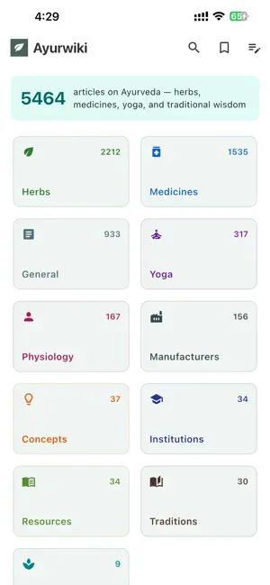 Ayurwiki screenshot 1
