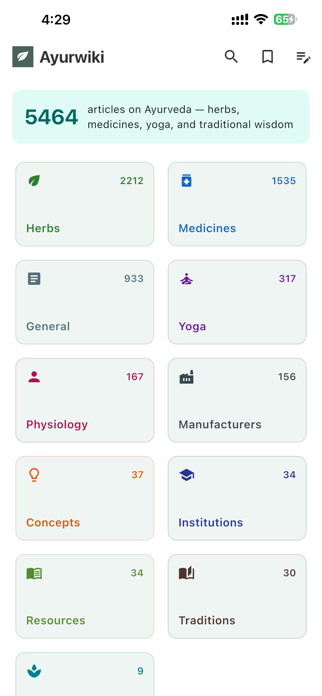 Ayurwiki Screenshot 1 of 7