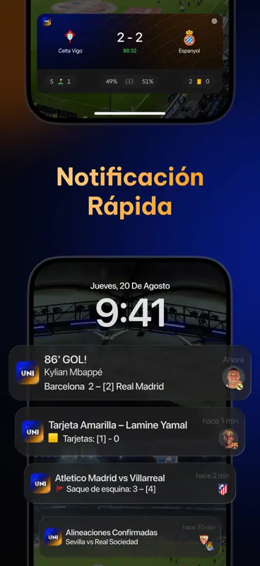 Uniscore - Deportes en Vivo screenshot 8 of 8