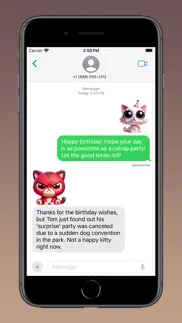 timmy kitten stickers iphone screenshot 4