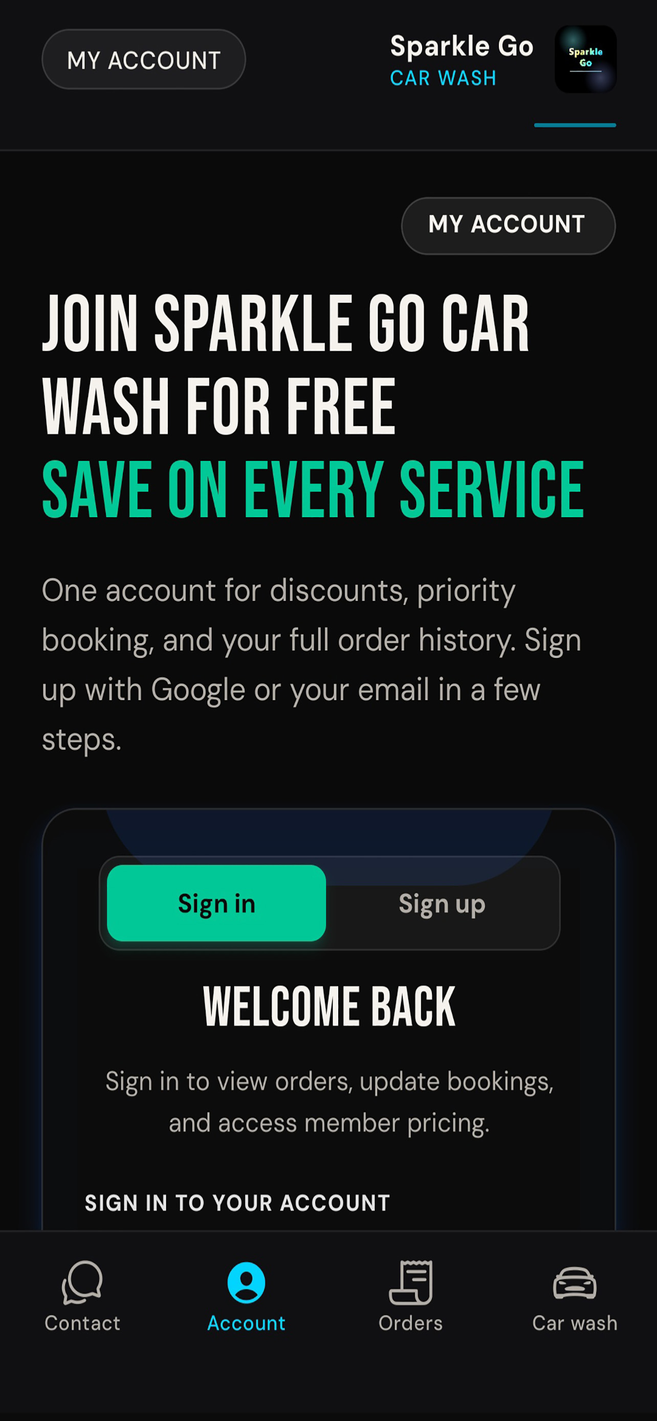 Sparkle Go Car Wash screenshot 4