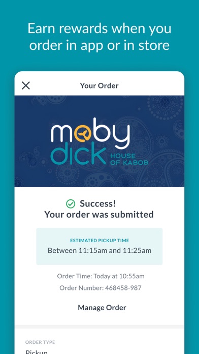 Moby Dick House of Kabob iPhone screenshot 3 - Food & Drink app