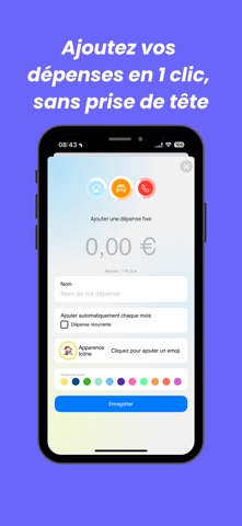 Finzee - Budget planner iPhone screenshot 5