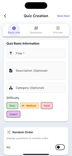 Quiz Make screenshot 2