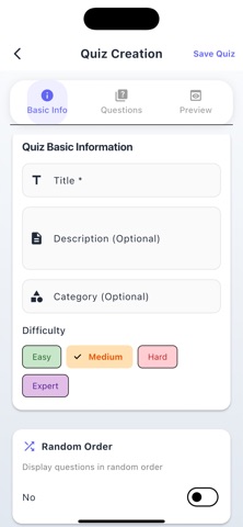 Quiz Make Screenshot 2 of 3