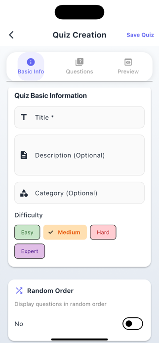 Quiz Make Screenshot 2 of 3