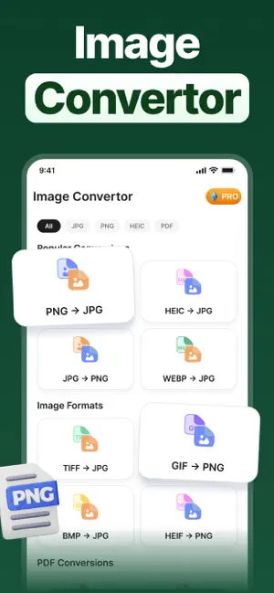 Image Converter - PDFJPEG HEIC screenshot 1