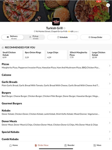 Turkish Grill iPad screenshot