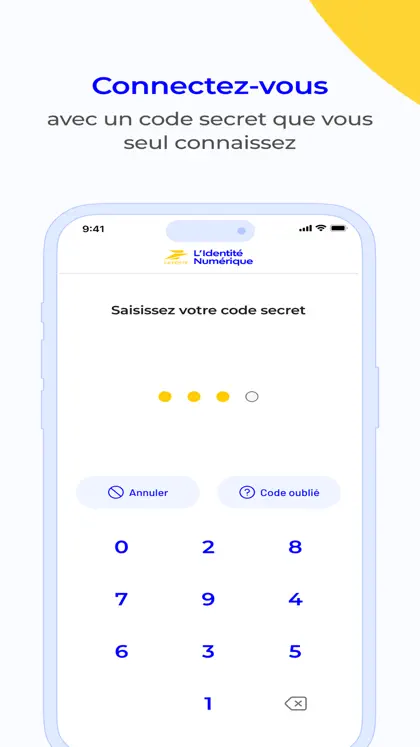 Screenshot 3 di 4 di L’Identité Numérique La Poste