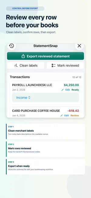 StatementSnap: Bank Converter screenshot 3