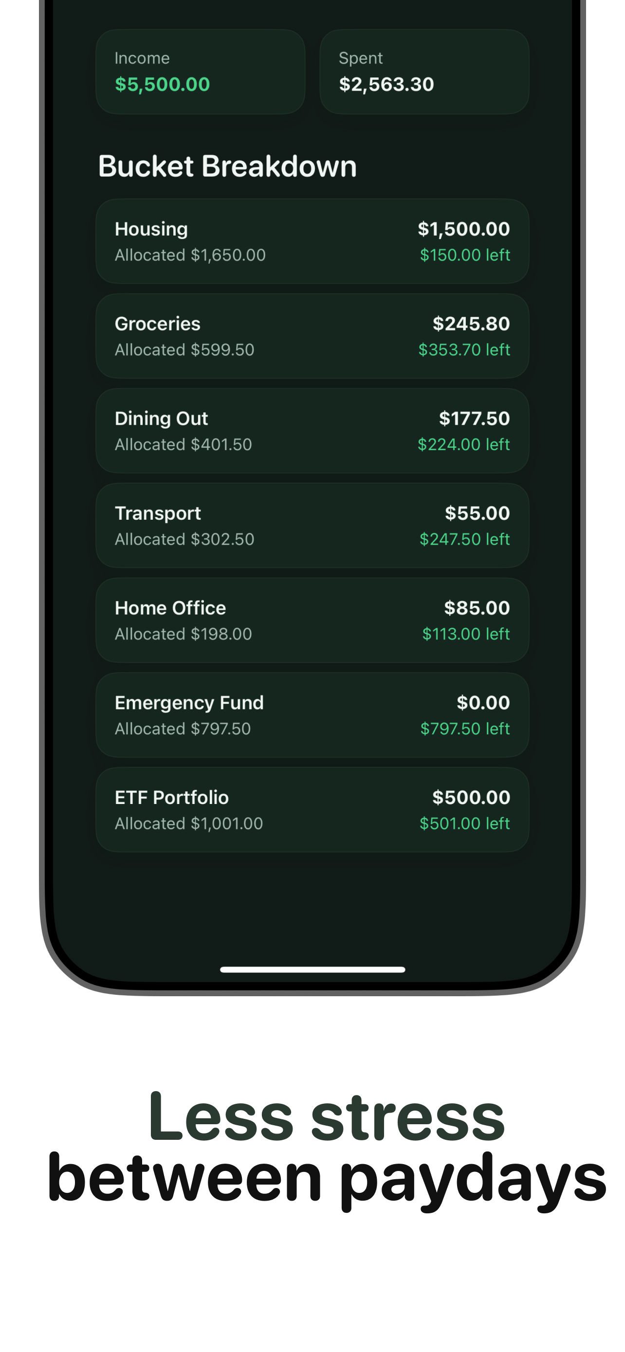 Simple Budget - GrowStash