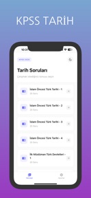 KPSS Tarih Sorular 2026 screenshot