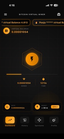 Bitcoin Miner - Mining pool Screenshot 1 of 5