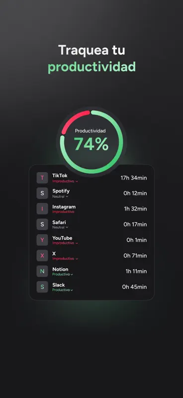 unrespiro: bloqueo apps y foco screenshot 5 of 7