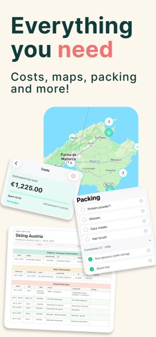 Awaii - Shared Travel Planner iPhone screenshot