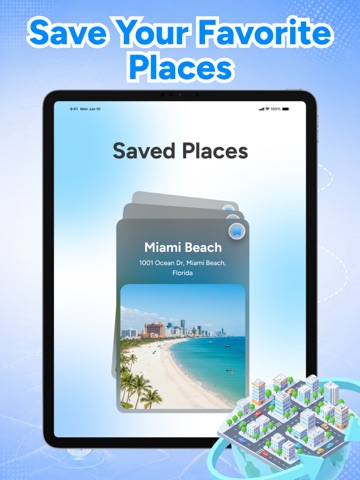 GPS Maps: Route Planner iPad screenshot 3