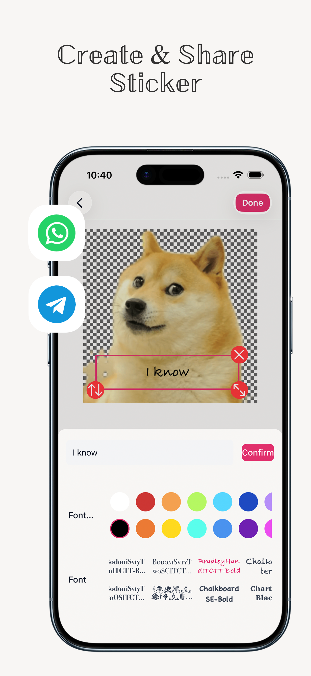 Fonts Keyboard -  WaSticker screenshot 2