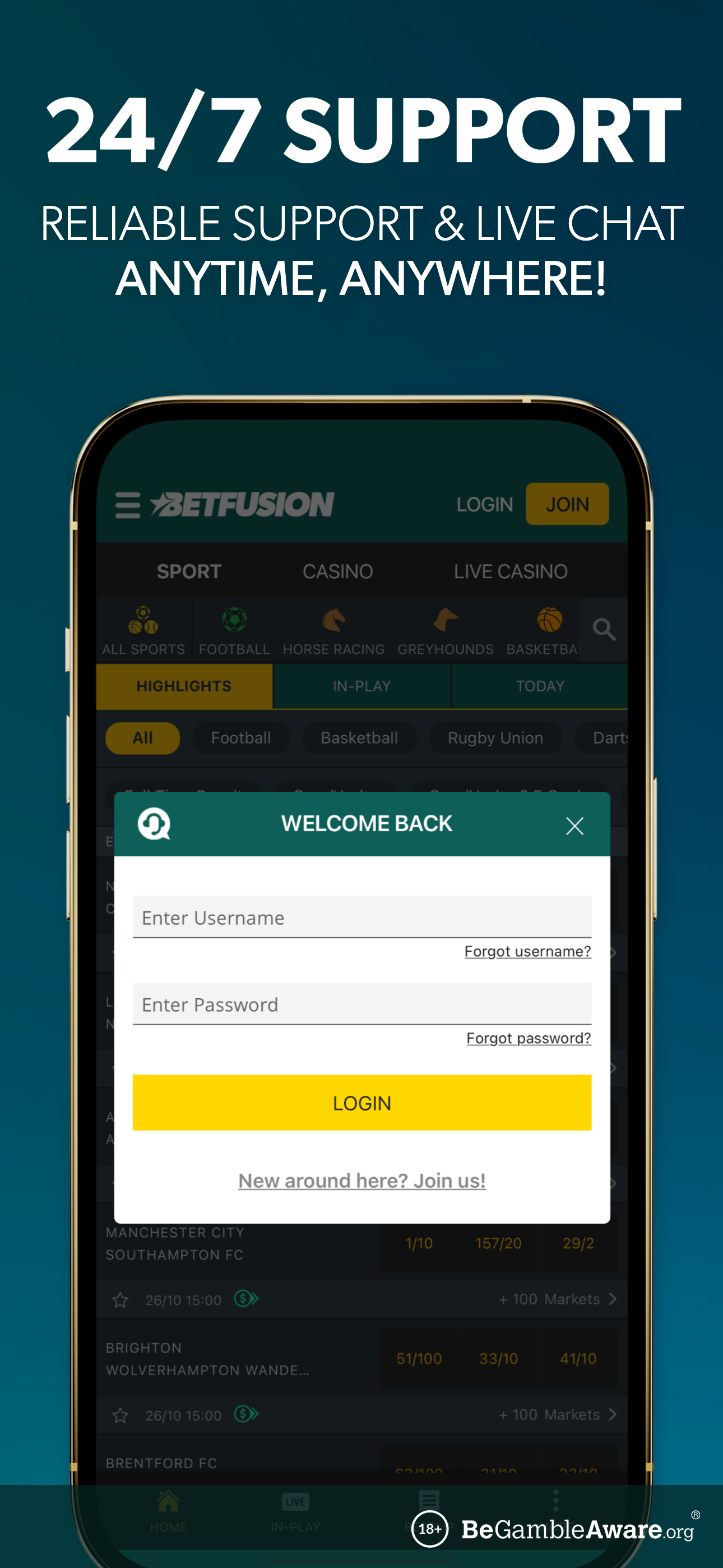 BetFusion: Sports Betting App