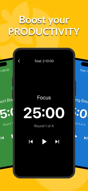 Pomodoro: Focus & Work Timer screenshot 1