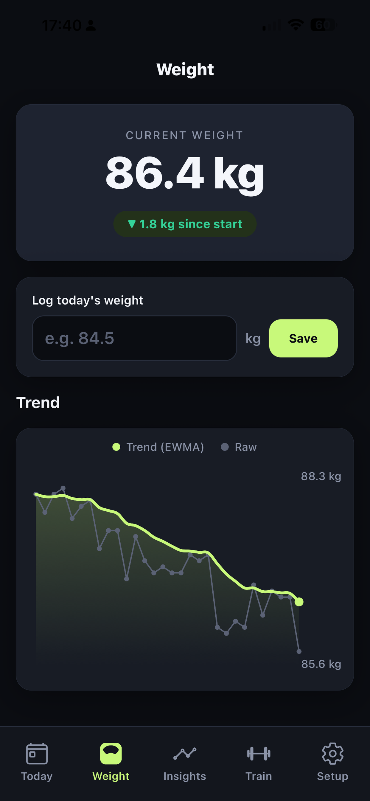 Rawlog screenshot 2