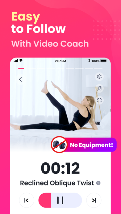 Only7: Fitness & Workout Appのおすすめ画像4