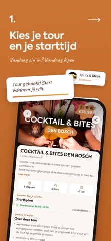 Sips & Steps iPhone screenshot 2