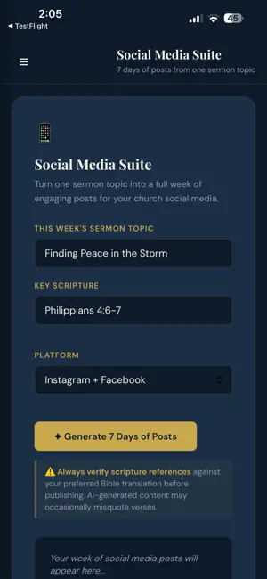 PastorAI - Ministry Tools screenshot 3