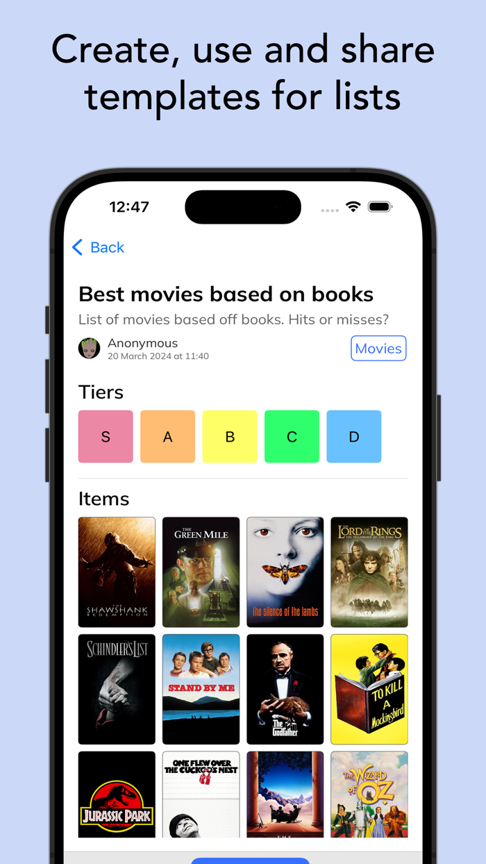 Topstermania Tier List Maker