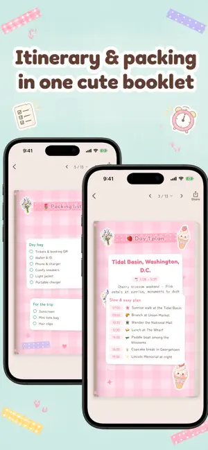 Shiori: Cute Trip Planner screenshot 2