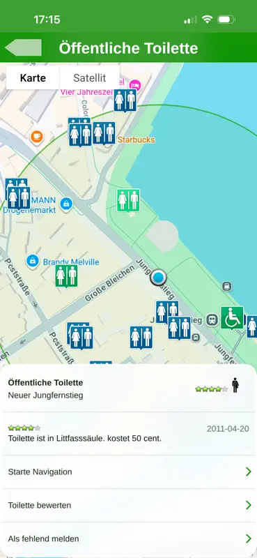 Toiletten Scout screenshot 2 of 5