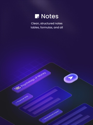 ThetaWave-AI Study Notes iPad screenshot