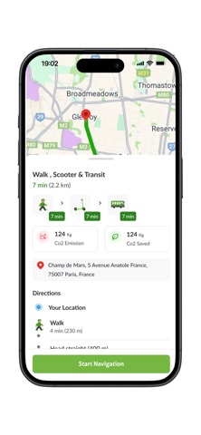 TravelRite: Greener Commutes iPhone screenshot