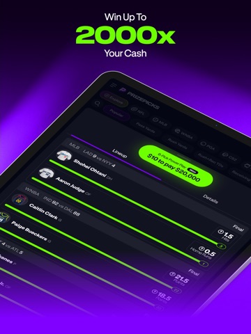 PrizePicks - Sports Picks iPad screenshot
