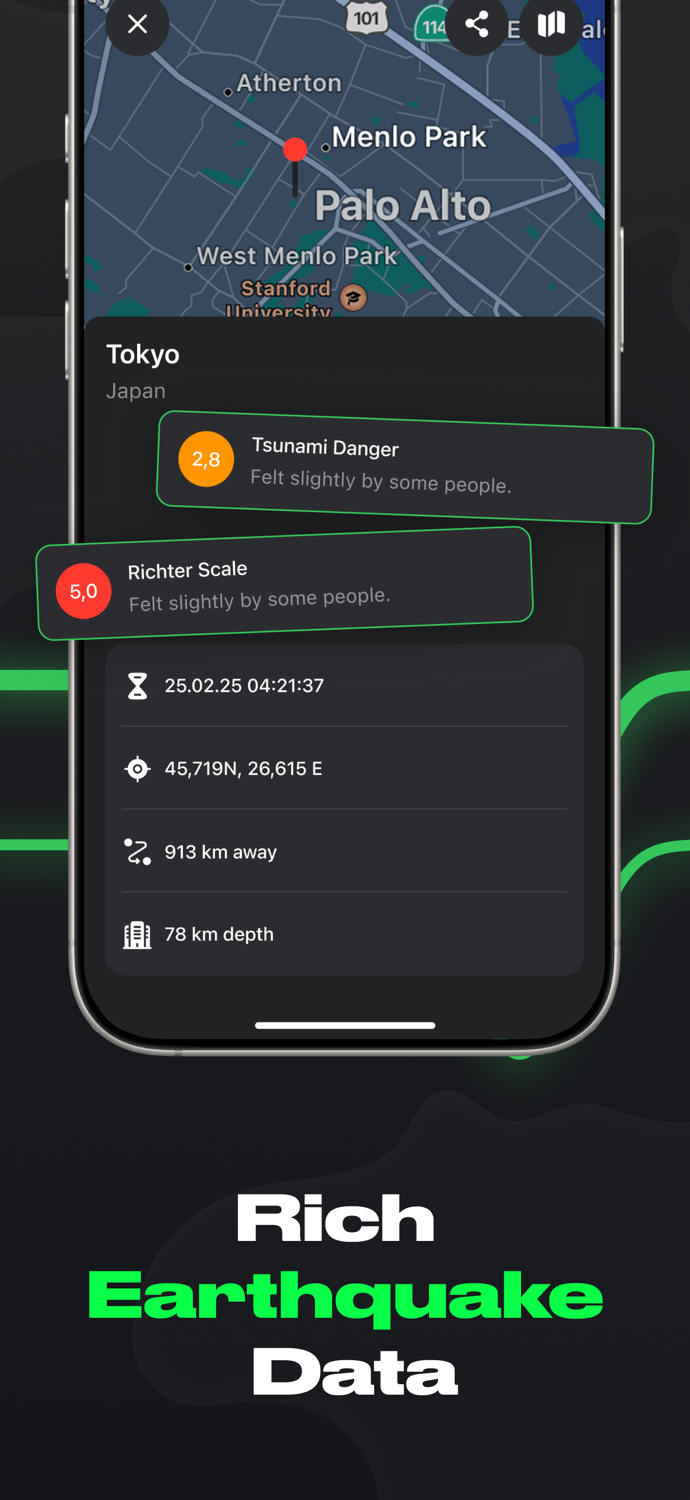 Earthquake tracker - SeismiQ