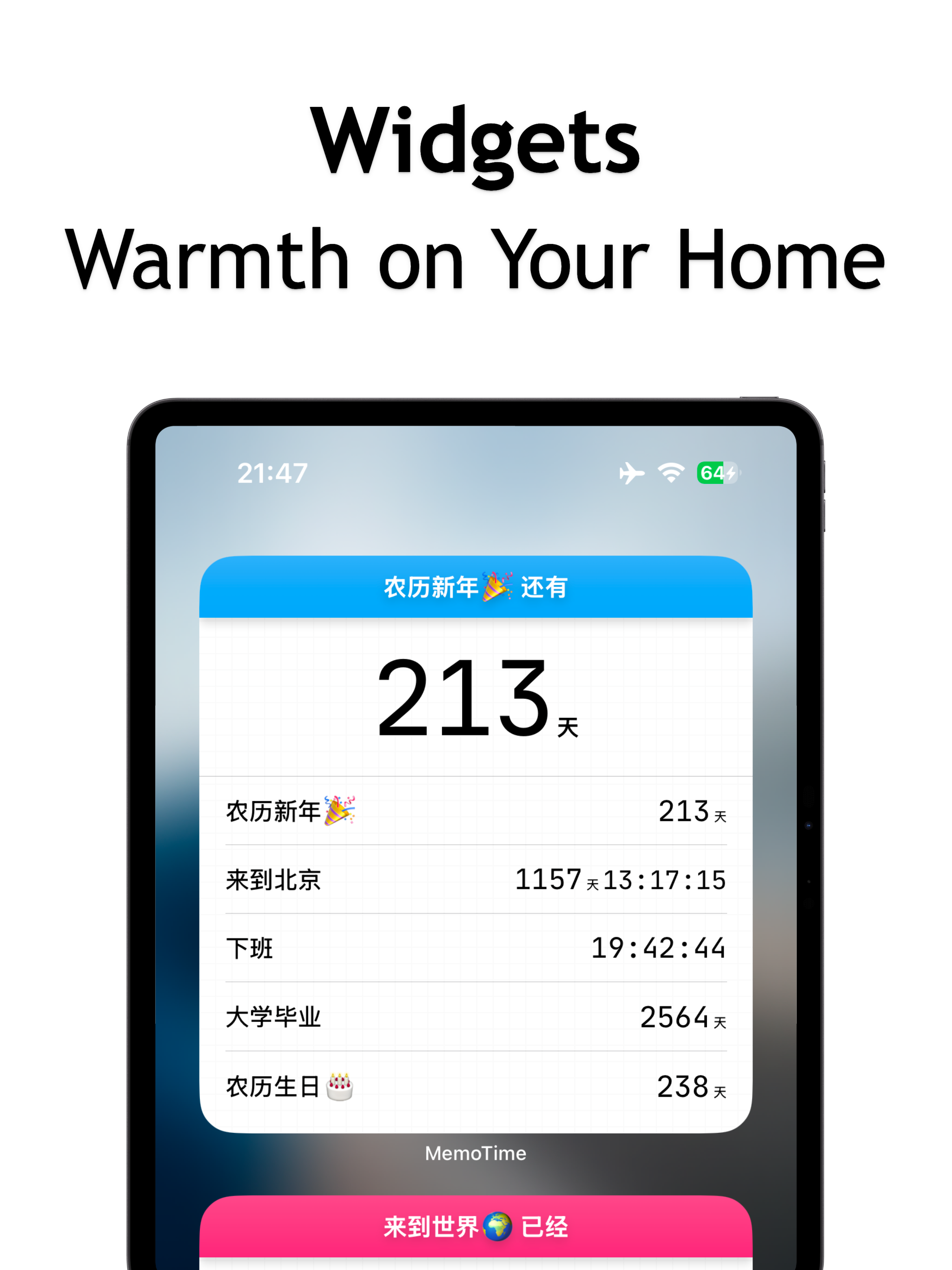 MemoTime: Countdown Widget screenshot 15