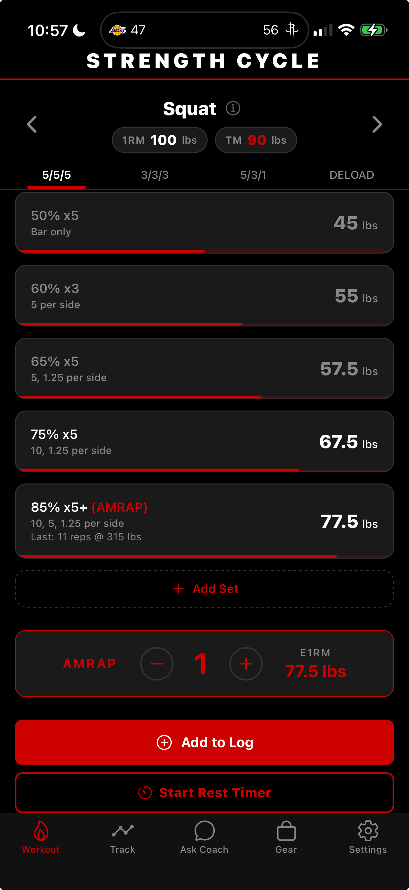 Strength Cycle screenshot 2